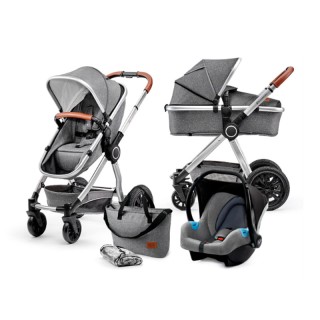 Παιδικό Καρότσι 3 σε 1 Χρώματος Γκρι KinderKraft VEO Παιδικό Καρότσι 3 σε 1 Χρώματος Γκρι KinderKraft VEO