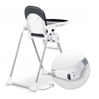 Παιδικό Κάθισμα Φαγητού 3 σε 1 με Μεταλλικό Σκελετό Χρώματος Μαύρο ...