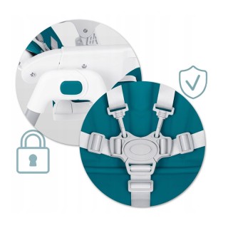 Παιδικό Κάθισμα Φαγητού 3 σε 1 με Μεταλλικό Σκελετό Χρώματος Πετρόλ... Παιδικό Κάθισμα Φαγητού 3 σε 1 με Μεταλλικό Σκελετό Χρώματος Πετρόλ...