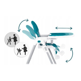 Παιδικό Κάθισμα Φαγητού 3 σε 1 με Μεταλλικό Σκελετό Χρώματος Πετρόλ... Παιδικό Κάθισμα Φαγητού 3 σε 1 με Μεταλλικό Σκελετό Χρώματος Πετρόλ...