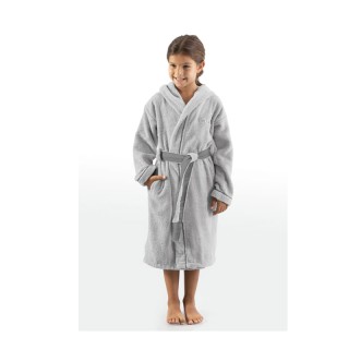 Παιδικό Μπουρνούζι με Κουκούλα 100% Βαμβάκι Χρώματος Γκρι Guy Laroc... Παιδικό Μπουρνούζι με Κουκούλα 100% Βαμβάκι Χρώματος Γκρι Guy Laroc...