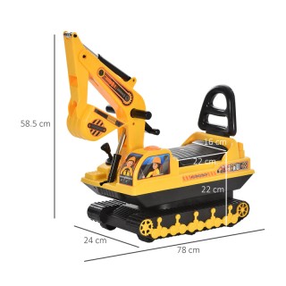 Παιδικό Παιχνίδι Εκσκαφέας 3 σε 1 HOMCOM 370-123
