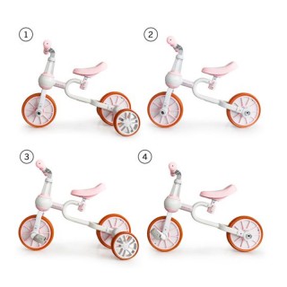 Παιδικό Ποδήλατο Ισορροπίας 4 σε 1 Χρώματος Ροζ Ecotoys LC-V1311-Pink