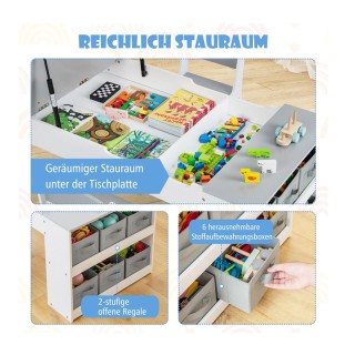 Παιδικό Σετ με Τραπέζι Δραστηριοτήτων / Καβαλέτο και 2 Καρέκλες 109...