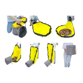 Παιδικό Στρογγυλό Καλάθι με Χαλάκι 2 σε 1 31 x 27 cm Kruzzel 19556