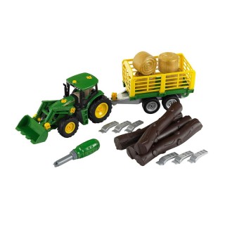 Παιδικό Τρακτέρ με Καρότσα και Ξυλεία John Deer Klein 3906 Παιδικό Τρακτέρ με Καρότσα και Ξυλεία John Deer Klein 3906