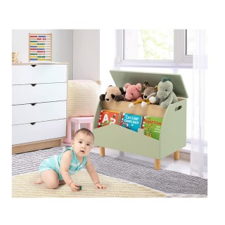 Παιδικό Ξύλινο Κουτί Αποθήκευσης Παιχνιδιών με 1 Ράφι 60 x 30 x 44 ... Παιδικό Ξύλινο Κουτί Αποθήκευσης Παιχνιδιών με 1 Ράφι 60 x 30 x 44 ...