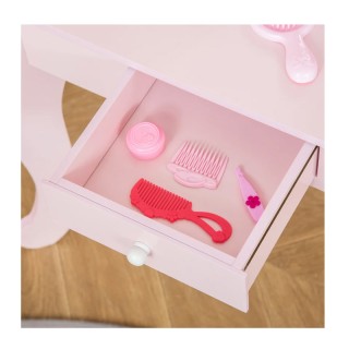 Παιδικό Ξύλινο Μπουντουάρ με Καθρέπτη και Σκαμπό 60 x 36 x 88 cm HO... Παιδικό Ξύλινο Μπουντουάρ με Καθρέπτη και Σκαμπό 60 x 36 x 88 cm HO...