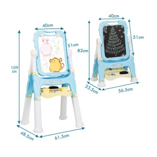 Παιδικός Μαγνητικός Μαυροπίνακας / Πίνακας 2 σε 1 Διπλής Όψης Χρώμα...