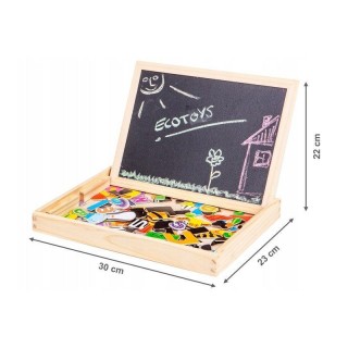 Παιδικός Μαγνητικός / Μαυροπίνακας Διπλής Όψης 2 σε 1 30 x 23 x 22 ... Παιδικός Μαγνητικός / Μαυροπίνακας Διπλής Όψης 2 σε 1 30 x 23 x 22 ...