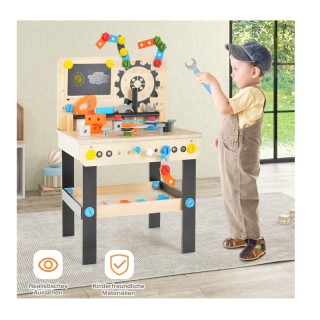 Παιδικός Ξύλινος Πάγκος Εργασίας 46 x 37 x 72 cm Costway TM10034 Παιδικός Ξύλινος Πάγκος Εργασίας 46 x 37 x 72 cm Costway TM10034