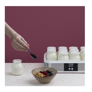 Παρασκευαστής Γιαουρτιού με 12 Γυάλινα Βάζα 21.5 W H.Koenig ELY120