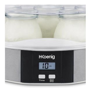 Παρασκευαστής Γιαουρτιού με 7 Γυάλινα Βάζα 15 W H.Koenig ELY70 Παρασκευαστής Γιαουρτιού με 7 Γυάλινα Βάζα 15 W H.Koenig ELY70