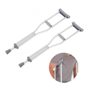 Πατερίτσες Αλουμινίου με Ρυθμιζόμενο Ύψος 112.5 - 140 cm 2 τμχ MWS1... Πατερίτσες Αλουμινίου με Ρυθμιζόμενο Ύψος 112.5 - 140 cm 2 τμχ MWS1...