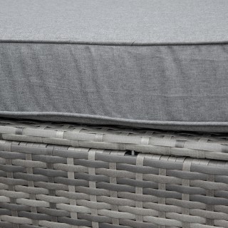 Outsunny 4-Pece PE Rattan Garden Lounge με γωνιακό καναπέ και τραπε... Outsunny 4-Pece PE Rattan Garden Lounge με γωνιακό καναπέ και τραπε...