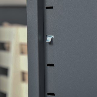 Ντουλάπι πολλαπλών χρήσεων HOMCOM Industrial Style 2 Door, Μεταλλικ... Ντουλάπι πολλαπλών χρήσεων HOMCOM Industrial Style 2 Door, Μεταλλικ...