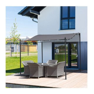 Πέργκολα - Τέντα Κήπου 2.97 x 2.97 x 2.50 m Χρώματος Γκρι Outsunny ... Πέργκολα - Τέντα Κήπου 2.97 x 2.97 x 2.50 m Χρώματος Γκρι Outsunny ...