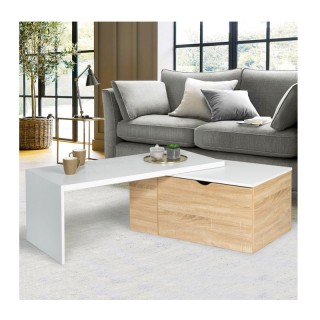 Περιστρεφόμενο και Επεκτεινόμενο Τραπέζι Σαλονιού 100 - 146.5 x 48 ... Περιστρεφόμενο και Επεκτεινόμενο Τραπέζι Σαλονιού 100 - 146.5 x 48 ...