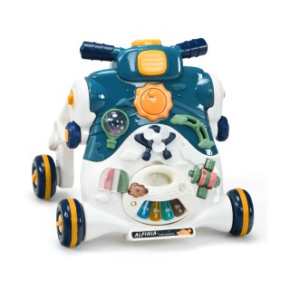 Περπατούρα με Μουσική και Φώτα 3 σε 1 46 x 46 x 46 cm Χρώματος Μπλε...