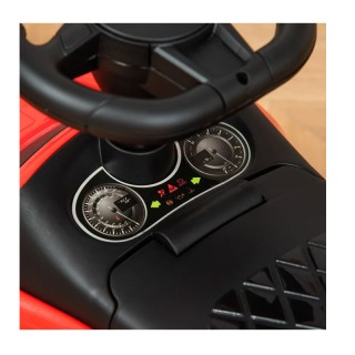 Περπατούρα Ride On Αυτοκινητάκι με Μουσική και Φώτα Χρώματος Κόκκιν...