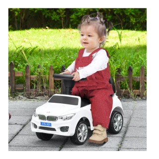 Περπατούρα Ride On Αυτοκινητάκι με Μουσική και Φώτα Χρώματος Λευκό ...