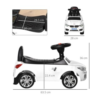 Περπατούρα Ride On Αυτοκινητάκι με Μουσική και Φώτα Χρώματος Λευκό ...