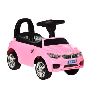 Περπατούρα Ride On Αυτοκινητάκι με Μουσική και Φώτα Χρώματος Ροζ HO...
