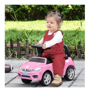 Περπατούρα Ride On Αυτοκινητάκι με Μουσική και Φώτα Χρώματος Ροζ HO...