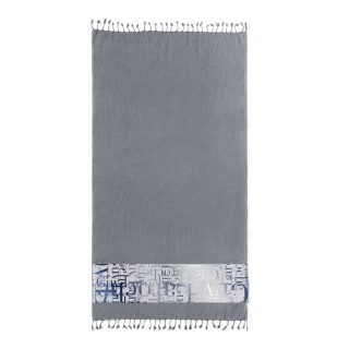Πετσέτα Θαλάσσης 100% Βαμβάκι 90 x 170 cm Pestemal 12 Anthracite Gu... Πετσέτα Θαλάσσης 100% Βαμβάκι 90 x 170 cm Pestemal 12 Anthracite Gu...