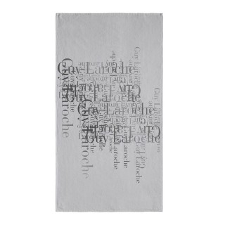 Πετσέτα Θαλάσσης 100 x 175 cm Velour Printed 2103 Silver Guy Laroch...