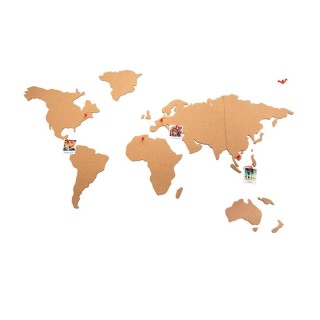 Πίνακας Ανακοινώσεων από Φελλό σε Σχήμα Παγκόσμιος Χάρτης με Πινέζε... Πίνακας Ανακοινώσεων από Φελλό σε Σχήμα Παγκόσμιος Χάρτης με Πινέζε...