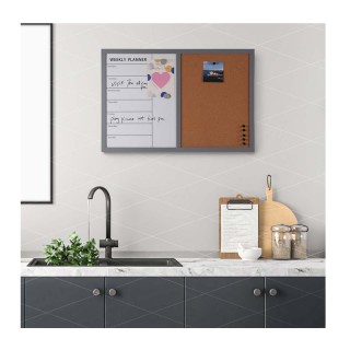 Πίνακας Ανακοινώσεων Μαγνητικός - Φελλού 2 σε 1 60 x 40 cm Bakaji 8... Πίνακας Ανακοινώσεων Μαγνητικός - Φελλού 2 σε 1 60 x 40 cm Bakaji 8...