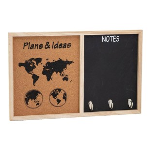 Πίνακας Ανακοινώσεων Μαυροπίνακας - Φελλού 2 σε 1 55 x 35 cm Bakaji... Πίνακας Ανακοινώσεων Μαυροπίνακας - Φελλού 2 σε 1 55 x 35 cm Bakaji...