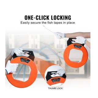 Πλαστική Ατσαλίνα Ηλεκτρολόγου Μήκους 3.2 m με Διάμετρο 3 mm VEVOR ...