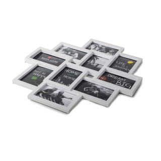 Πλαστική Κορνίζα 10 Θέσεων 49 x 54 cm Χρώματος Λευκό Verk Group 590...