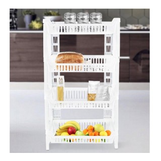 Πλαστική Ραφιέρα με 4 Ράφια 42 x 35 x 75 cm MWS18441 Πλαστική Ραφιέρα με 4 Ράφια 42 x 35 x 75 cm MWS18441