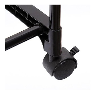 Πλαστική Τροχήλατη Κρεμάστρα Δαπέδου με 2 Υφασμάτινα Ράφια 85 x 37 ... Πλαστική Τροχήλατη Κρεμάστρα Δαπέδου με 2 Υφασμάτινα Ράφια 85 x 37 ...