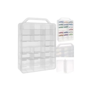 Πλαστική Βαλίτσα/Ράφι για 46 Αυτοκινητάκια 25 x 8.5 x 33 cm Kruzzel...