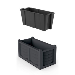 Πλαστική Ζαρντινιέρα με Εσωτερικό Δοχείο 80 x 42.5 x 42 cm Χρώματος... Πλαστική Ζαρντινιέρα με Εσωτερικό Δοχείο 80 x 42.5 x 42 cm Χρώματος...