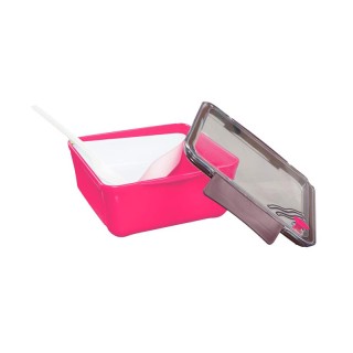 Πλαστικό Φαγητοδοχείο με Αφαιρούμενο Διαμέρισμα και Βαλβίδα Χρώματο...