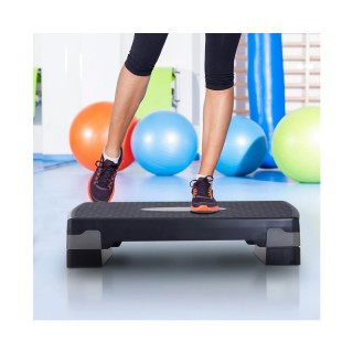 Πλαστικό Σκαλοπάτι Γυμναστικής Aerobic Stepper με Ρυθμιζόμενο Ύψος ...