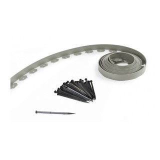 Πλαστικό Διαχωριστικό Κήπου 10 m Χρώματος Γκρι SPM 40050166 Πλαστικό Διαχωριστικό Κήπου 10 m Χρώματος Γκρι SPM 40050166