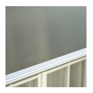 Πλαστικό Κιόσκι - Τέντα Πόρτας Εισόδου 100 x 100 x 26 cm Χρώματος Κ...