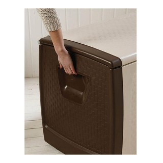 Πλαστικό Μπαούλο 350 Lt 122 x 56 x 63 cm Χρώματος Καφέ Bama 99031 Πλαστικό Μπαούλο 350 Lt 122 x 56 x 63 cm Χρώματος Καφέ Bama 99031