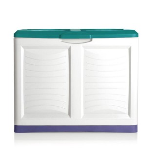 Πλαστικό Μπαούλο Εξωτερικού Χώρου 200 Lt 78 x 45 x 64 cm Πολύχρωμο ...