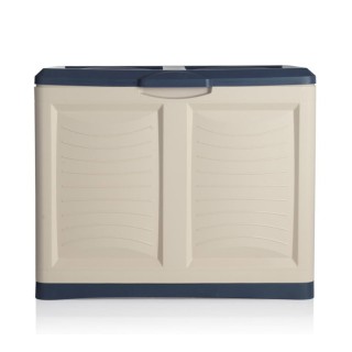 Πλαστικό Μπαούλο Εξωτερικού Χώρου 200 Lt 78 x 45 x 64 cm Χρώματος Μ... Πλαστικό Μπαούλο Εξωτερικού Χώρου 200 Lt 78 x 45 x 64 cm Χρώματος Μ...