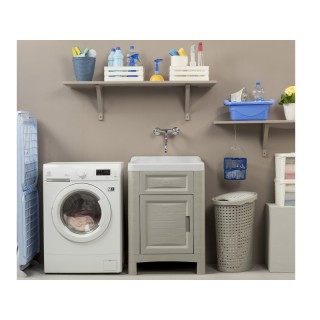 Πλαστικό Ντουλάπι με Νιπτήρα 60 x 51 x 89 cm Χρώματος Μπεζ Artu Bam... Πλαστικό Ντουλάπι με Νιπτήρα 60 x 51 x 89 cm Χρώματος Μπεζ Artu Bam...