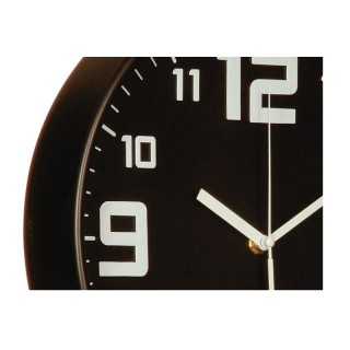 Πλαστικό Ρολόι Τοίχου 30.5 cm Χρώματος Μαύρο Atmosphera 114555-Black Πλαστικό Ρολόι Τοίχου 30.5 cm Χρώματος Μαύρο Atmosphera 114555-Black