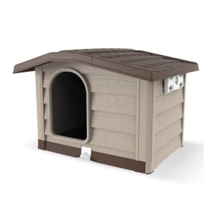 Πλαστικό Σπίτι Σκύλου Large 110 x 94 x 77 cm Χρώματος Μπεζ Bungalow... Πλαστικό Σπίτι Σκύλου Large 110 x 94 x 77 cm Χρώματος Μπεζ Bungalow...