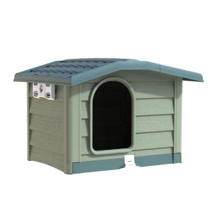 Πλαστικό Σπίτι Σκύλου Large 110 x 94 x 77 cm Χρώματος Πράσινο Bunga... Πλαστικό Σπίτι Σκύλου Large 110 x 94 x 77 cm Χρώματος Πράσινο Bunga...